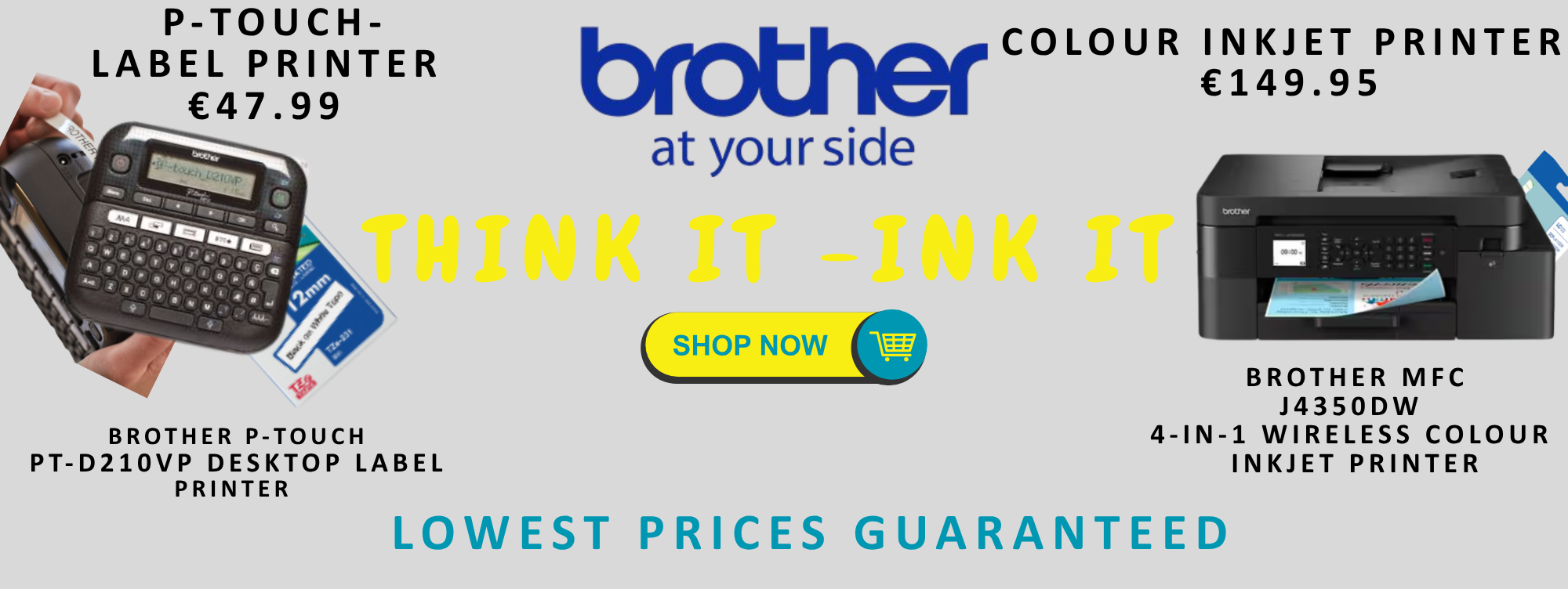 Brother P-Touch Label Printer and MFC J4350W